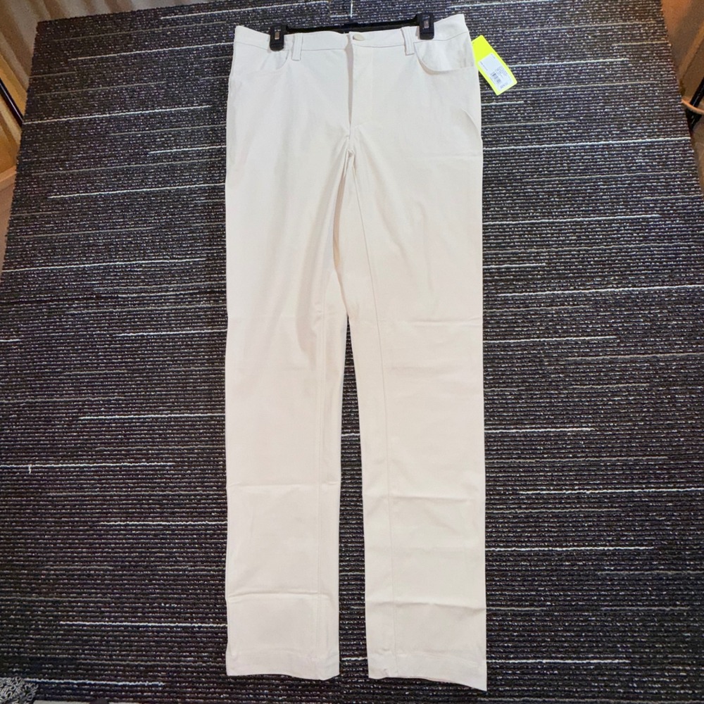 All in Motion Golf Pants Men 32x32 Stone NEW Stretch Performance 5-Pocket